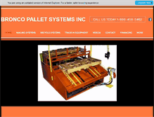 Tablet Screenshot of broncosys.com